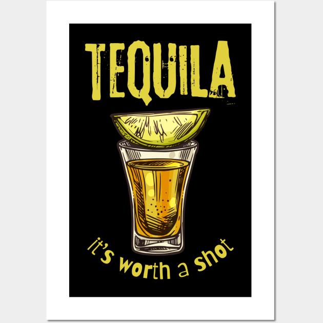 Tequila Wall Art by KreativPix